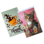Thank you Greeting Card & Envelope 